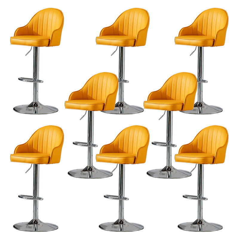 Cuscino moderno in tessuto per sgabello da bancone in ecopelle con finitura opaca