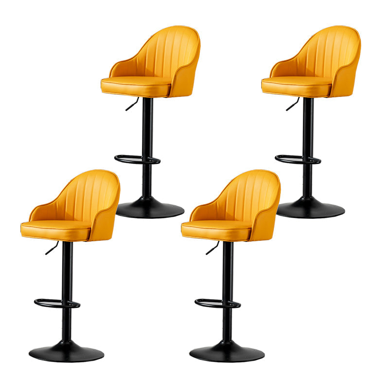 Cuscino moderno in tessuto per sgabello da bancone in ecopelle con finitura opaca