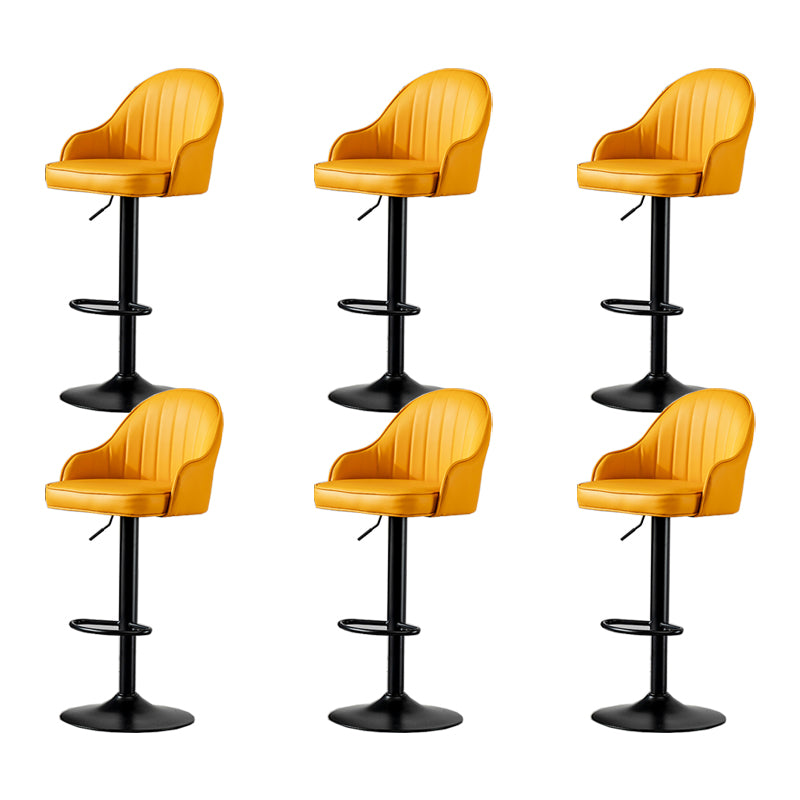 Cuscino moderno in tessuto per sgabello da bancone in ecopelle con finitura opaca