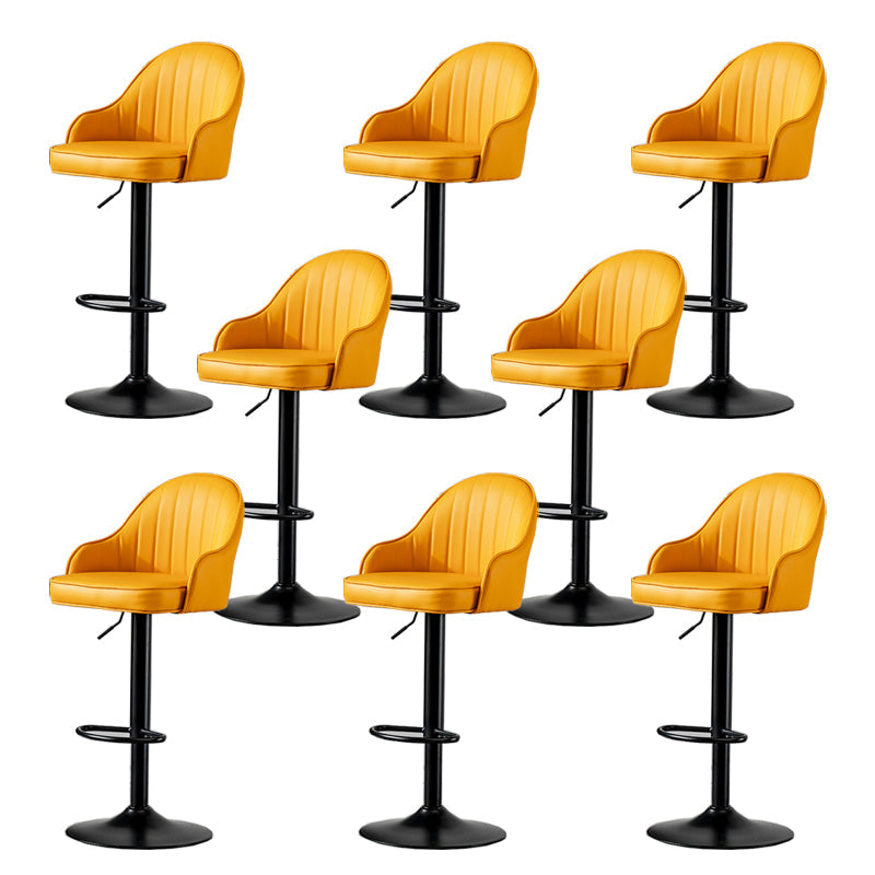 Cuscino moderno in tessuto per sgabello da bancone in ecopelle con finitura opaca