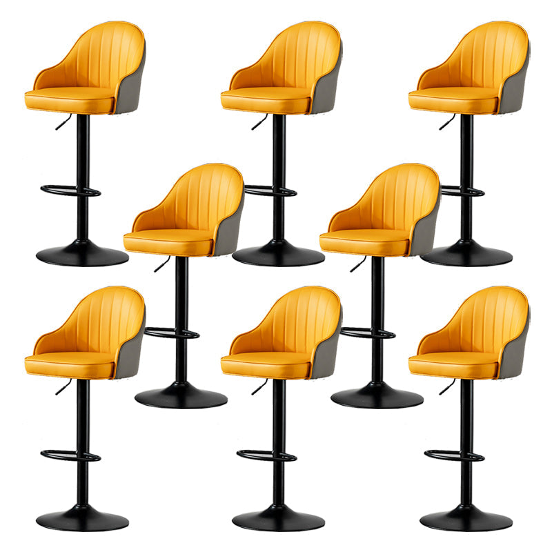 Cuscino moderno in tessuto per sgabello da bancone in ecopelle con finitura opaca
