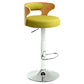 Contemporary Metal Stool PU Leather Barstools in Matte Finish for Home