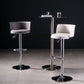 Scandinavian Adjustable Height Barstool Faux Leather Swivel Bar Stools Clearhalo 'Bar Furniture' 'Bar Stools' 'bar_stools' 'furn' 'furn_bar_stools' 'Furniture' 'Kitchen & Dining Furniture' 5696120