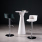 Scandinavian Adjustable Height Barstool Faux Leather Swivel Bar Stools Clearhalo 'Bar Furniture' 'Bar Stools' 'bar_stools' 'furn' 'furn_bar_stools' 'Furniture' 'Kitchen & Dining Furniture' 5696122