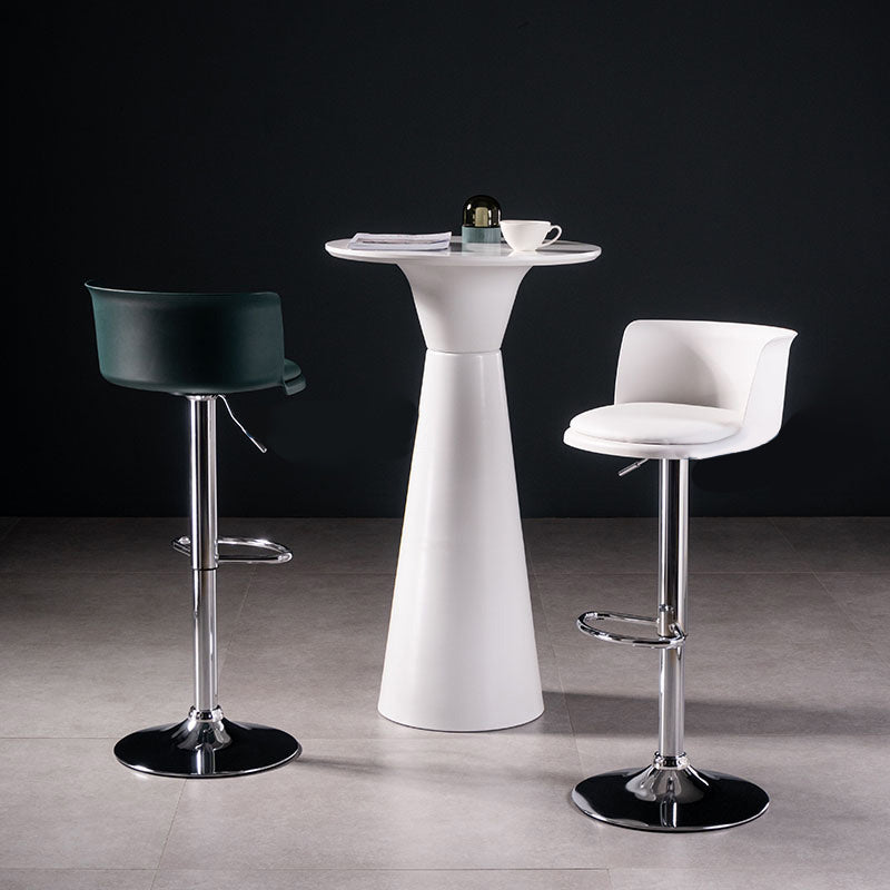 Scandinavian Adjustable Height Barstool Faux Leather Swivel Bar Stools Clearhalo 'Bar Furniture' 'Bar Stools' 'bar_stools' 'furn' 'furn_bar_stools' 'Furniture' 'Kitchen & Dining Furniture' 5696122