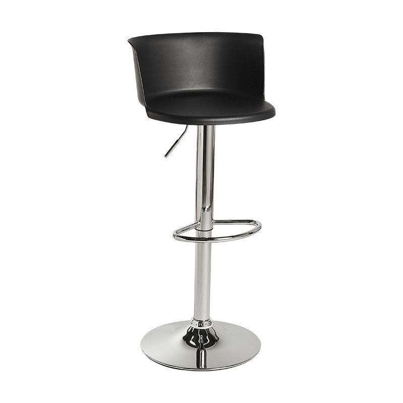 Scandinavian Adjustable Height Barstool Faux Leather Swivel Bar Stools Clearhalo 'Bar Furniture' 'Bar Stools' 'bar_stools' 'furn' 'furn_bar_stools' 'Furniture' 'Kitchen & Dining Furniture' 5696123
