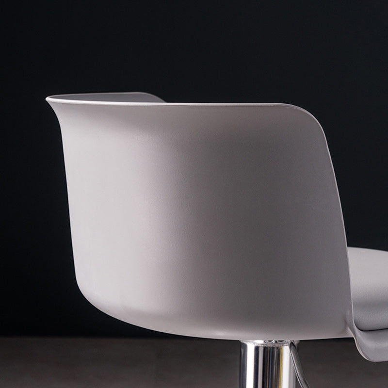 Scandinavian Adjustable Height Barstool Faux Leather Swivel Bar Stools Clearhalo 'Bar Furniture' 'Bar Stools' 'bar_stools' 'furn' 'furn_bar_stools' 'Furniture' 'Kitchen & Dining Furniture' 5696129