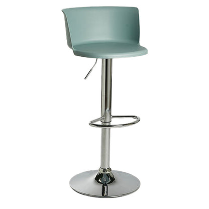 Scandinavian Adjustable Height Barstool Faux Leather Swivel Bar Stools Mint Green 1 Piece Non-Upholstered Clearhalo 'Bar Furniture' 'Bar Stools' 'bar_stools' 'furn' 'furn_bar_stools' 'Furniture' 'Kitchen & Dining Furniture' 5696170