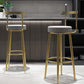 Tabouret de barre rond de repose-pied tissu tissu bas du dossier bas du bar pour Bristol