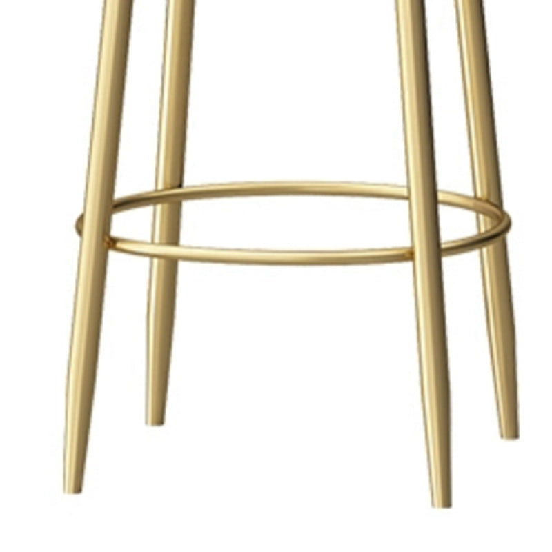Tabouret de barre rond de repose-pied tissu tissu bas du dossier bas du bar pour Bristol