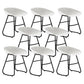 Modern Armless Backrest Counter Stool Iron Bar Stool with Acrylic Seat for Milk Tea Shop