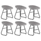 Modern Armless Backrest Counter Stool Iron Bar Stool with Acrylic Seat for Milk Tea Shop