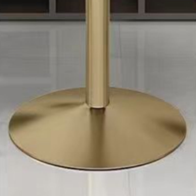 Mesa de comedor de piedra para Bar, mesa redonda Glam con pedestal para tienda de té con leche y cafetería