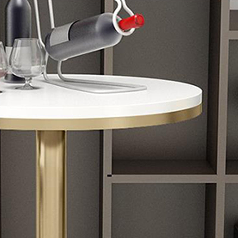 Nordic Glam Style Bar Counter Tisch Metall Bar Counter Tisch für Küche