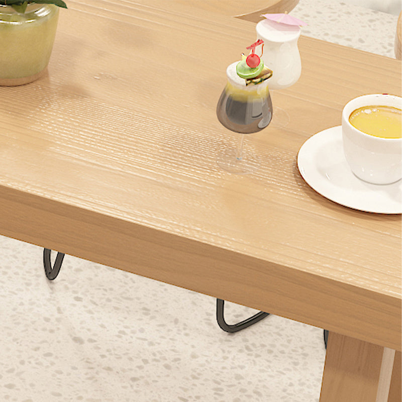 Modern Wooden Bar Counter Table Rectangle Bar Counter Table for Home