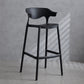 Contemporary Plastic Low Back Counter Stool Plastic Furniture in Matte Finish for Indoor Black 1 Piece Clearhalo 'Bar Furniture' 'Bar Stools' 'bar_stools' 'furn' 'furn_bar_stools' 'Furniture' 'Kitchen & Dining Furniture' 5700354