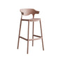 Contemporary Plastic Low Back Counter Stool Plastic Furniture in Matte Finish for Indoor Clearhalo 'Bar Furniture' 'Bar Stools' 'bar_stools' 'furn' 'furn_bar_stools' 'Furniture' 'Kitchen & Dining Furniture' 5700362