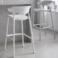 Contemporary Plastic Low Back Counter Stool Plastic Furniture in Matte Finish for Indoor Clearhalo 'Bar Furniture' 'Bar Stools' 'bar_stools' 'furn' 'furn_bar_stools' 'Furniture' 'Kitchen & Dining Furniture' 5700373