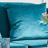 Velvet Hanged Armeensofa mit festem Rücken für Wohnzimmer 34,65 "h