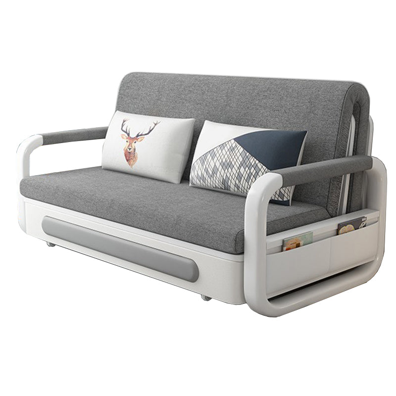 Canapé de bras carré à linge lavable canapé pliable standard pour le salon