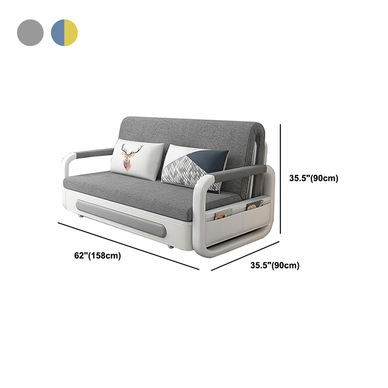 Canapé de bras carré à linge lavable canapé pliable standard pour le salon