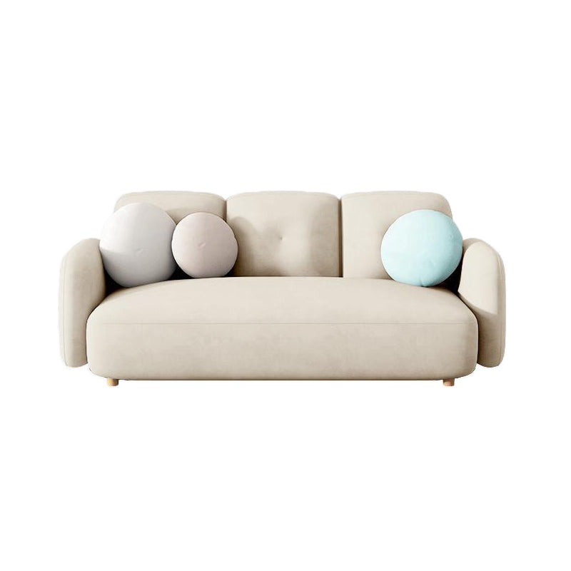 Sofá estándar contemporáneo de un brazo cuadrado de 28.74 "para sala de estar