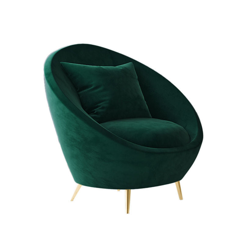 Schuine arm gebogen bank, wollen eigentijdse 38.19 "w sofa voor appartement