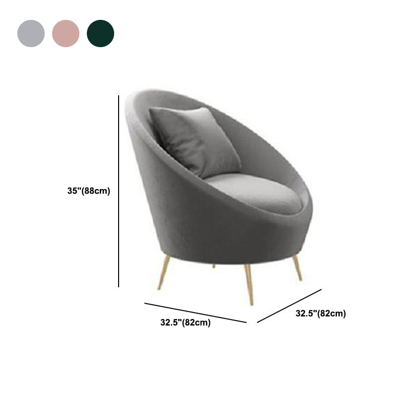 Schuine arm gebogen bank, wollen eigentijdse 38.19 "w sofa voor appartement