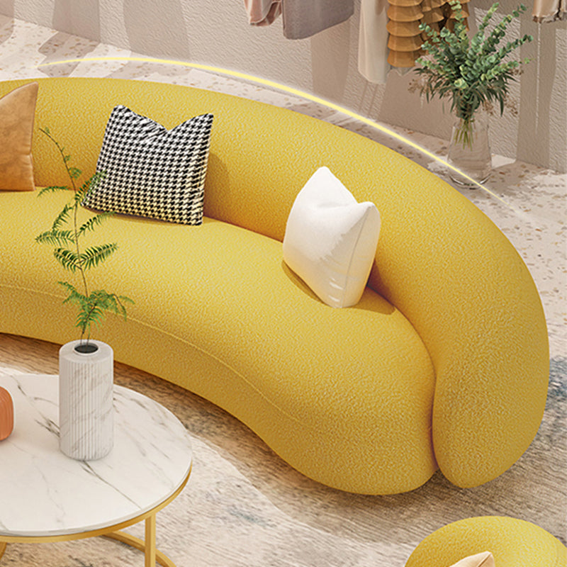 Recessed Arm Sofa Sofa Chaise, 29.53 "W * 28.74" H Wool Sofa Clearhalo 'furn' 'furn_sofas' 'Furniture' 'Living Room Furniture' 'Sofa' 'sofas' 5701858