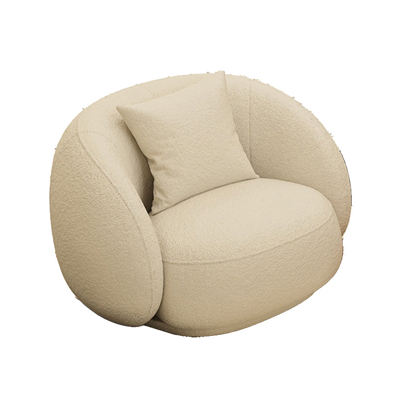 Sofá de sofá con brazo empotrado de lana 29.53 "Alto para sala de estar