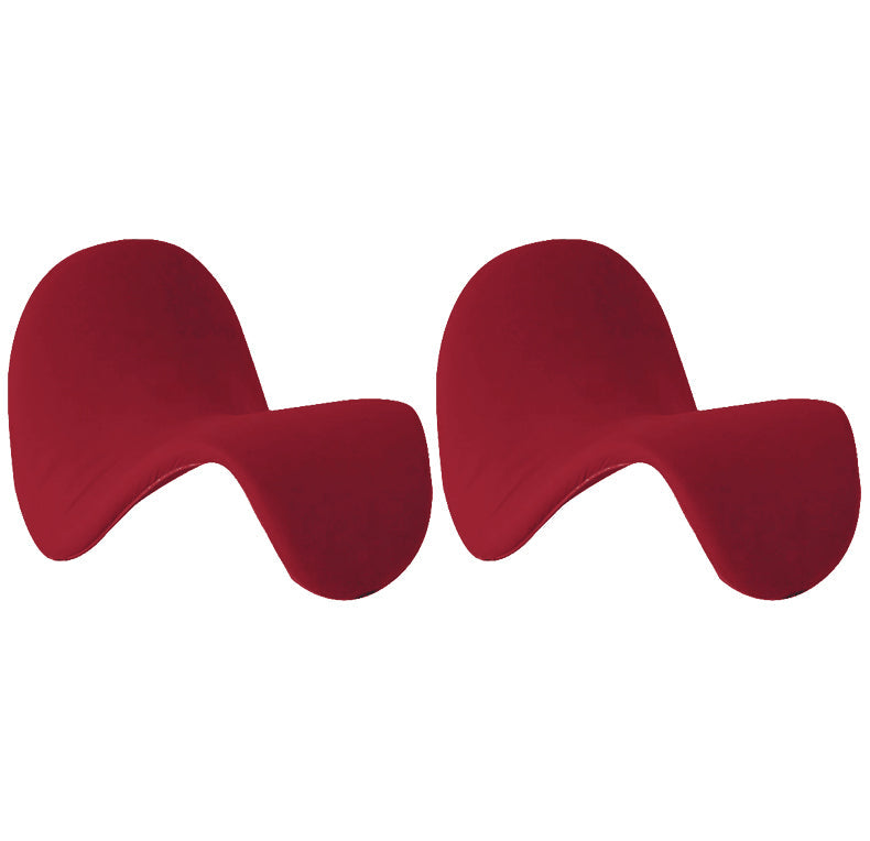 37.80" Wide Contemporary Style Single Sofa Chair Fixed Back Armless Chair