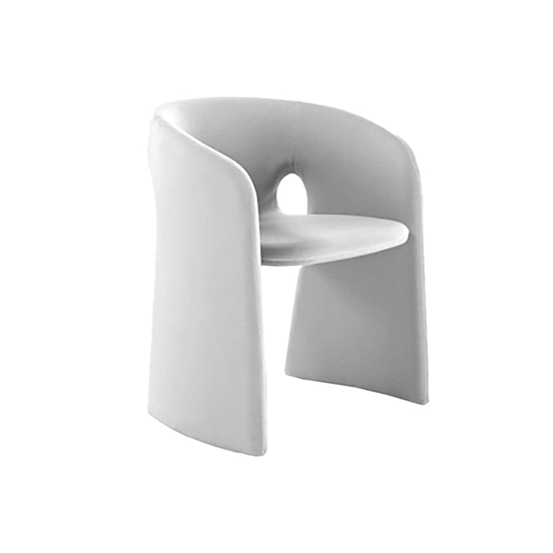 22.44" Wide Scandinavian Style Single Sofa Chair Fabric Sloped Arms Chair Off-White 1 Piece Clearhalo 'Accent Chairs' 'accent_chairs' 'Chairs & Seating' 'furn' 'furn_accent_chairs' 'Furniture' 'Living Room Furniture' 5702286