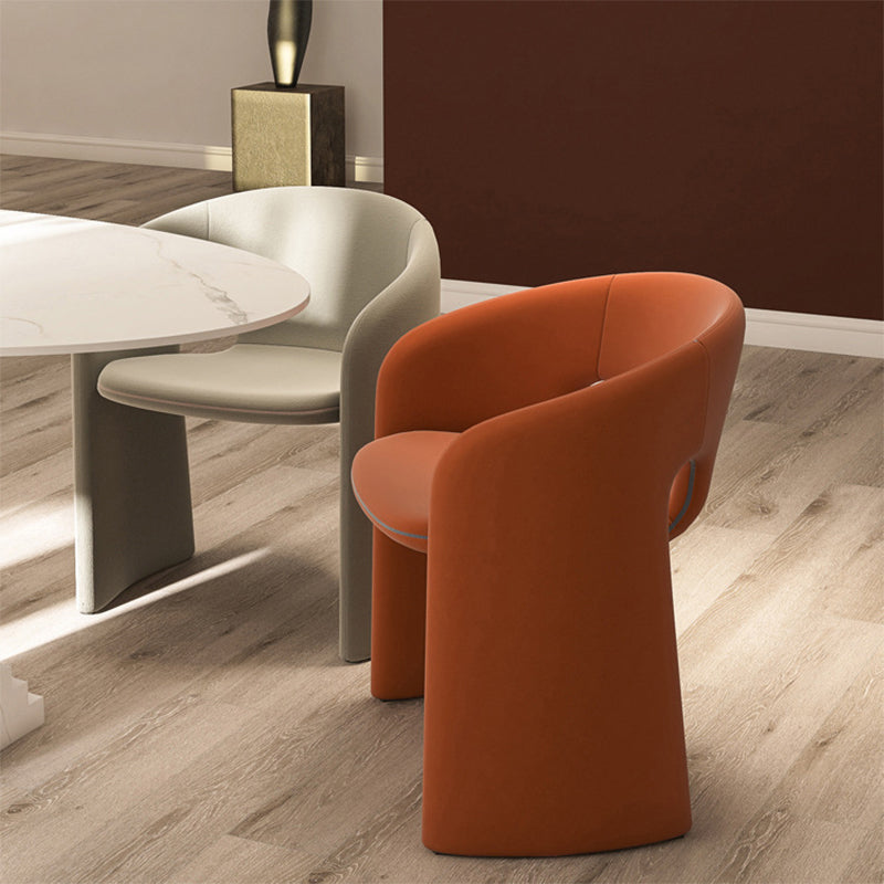 22.44" Wide Scandinavian Style Single Sofa Chair Fabric Sloped Arms Chair Clearhalo 'Accent Chairs' 'accent_chairs' 'Chairs & Seating' 'furn' 'furn_accent_chairs' 'Furniture' 'Living Room Furniture' 5702289