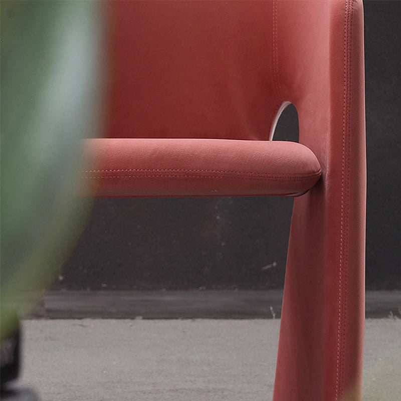 22.44" Wide Scandinavian Style Single Sofa Chair Fabric Sloped Arms Chair Clearhalo 'Accent Chairs' 'accent_chairs' 'Chairs & Seating' 'furn' 'furn_accent_chairs' 'Furniture' 'Living Room Furniture' 5702297