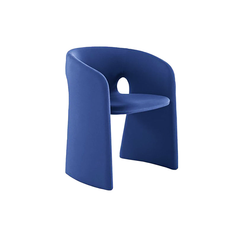 22.44" Wide Scandinavian Style Single Sofa Chair Fabric Sloped Arms Chair Dark Blue 1 Piece Clearhalo 'Accent Chairs' 'accent_chairs' 'Chairs & Seating' 'furn' 'furn_accent_chairs' 'Furniture' 'Living Room Furniture' 5702298