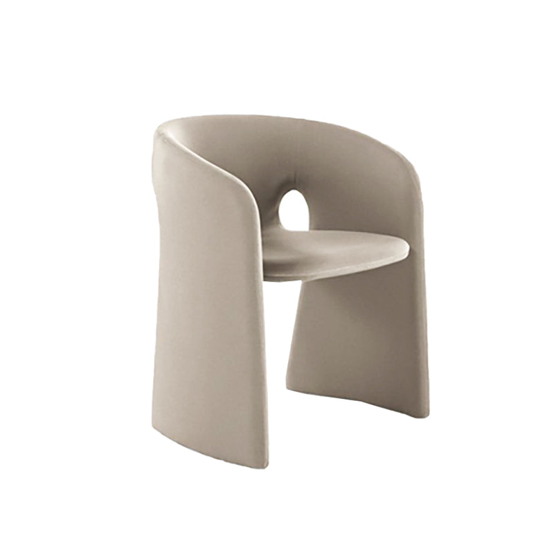 22.44" Wide Scandinavian Style Single Sofa Chair Fabric Sloped Arms Chair Light Gray 1 Piece Clearhalo 'Accent Chairs' 'accent_chairs' 'Chairs & Seating' 'furn' 'furn_accent_chairs' 'Furniture' 'Living Room Furniture' 5702300