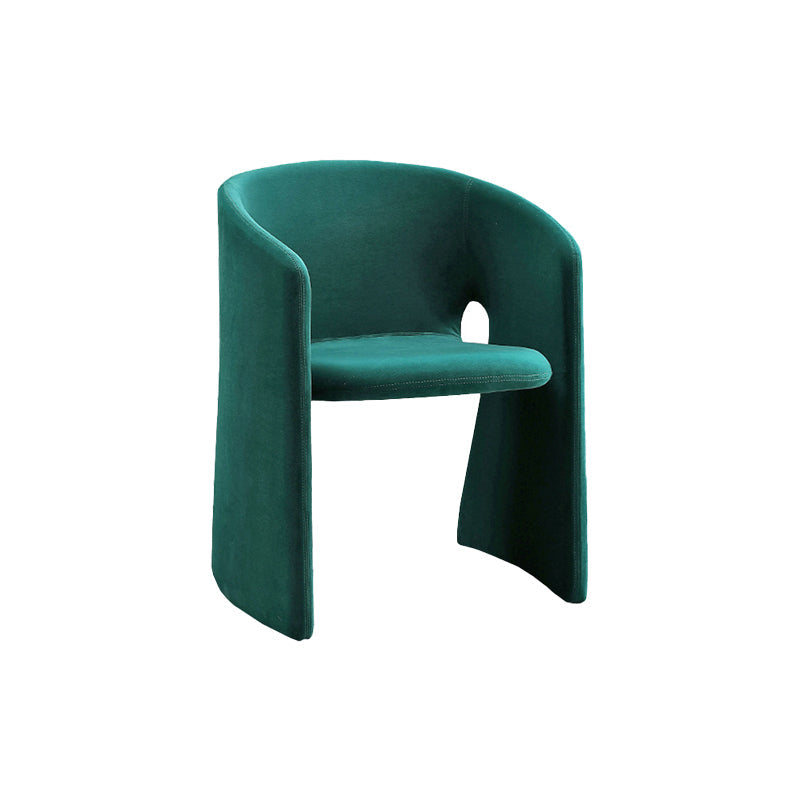 22.44" Wide Scandinavian Style Single Sofa Chair Fabric Sloped Arms Chair Blackish Green 1 Piece Clearhalo 'Accent Chairs' 'accent_chairs' 'Chairs & Seating' 'furn' 'furn_accent_chairs' 'Furniture' 'Living Room Furniture' 5702306