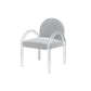 Scandinavian Armless Side Chair Basic Four Leg Side Chair for Bedroom