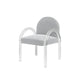 Scandinavian Armless Side Chair Basic Four Leg Side Chair for Bedroom