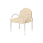 Scandinavian Armless Side Chair Basic Four Leg Side Chair for Bedroom