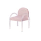 Scandinavian Armless Side Chair Basic Four Leg Side Chair for Bedroom