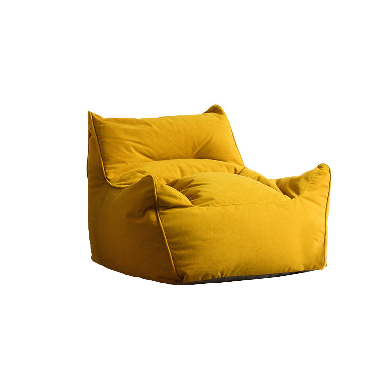 Contemporary 25.6" Height Flared Arm Sewn Pillow Back ArmChair