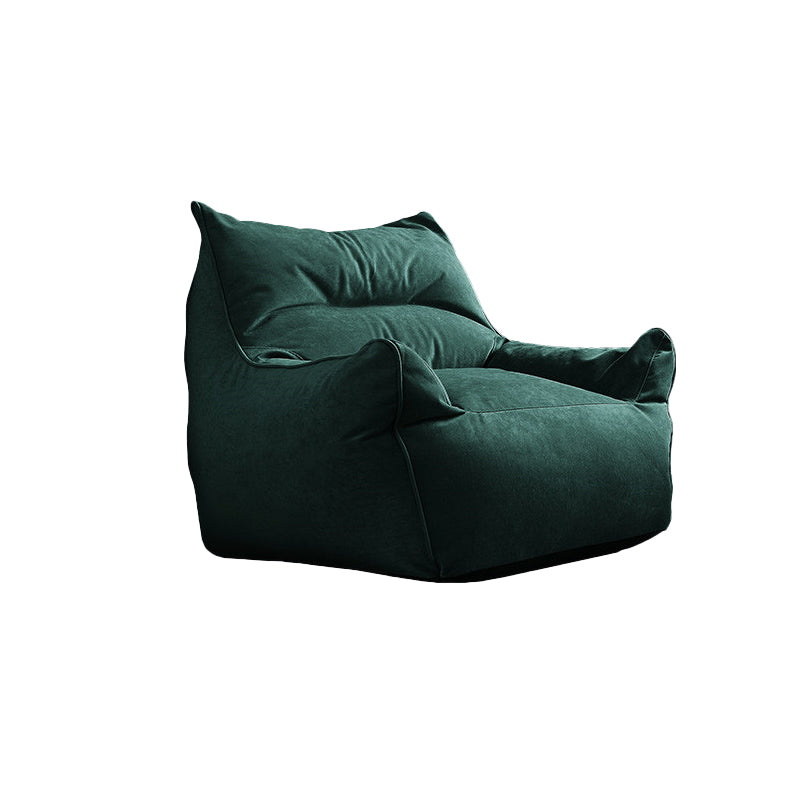 Contemporary 25.6" Height Flared Arm Sewn Pillow Back ArmChair