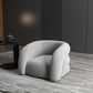 Scandinavian 34.64"Wide Solid Color Sloped Arms Sponge Armchair