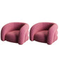 Scandinavian 34.64"Wide Solid Color Sloped Arms Sponge Armchair