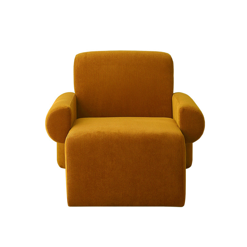 Tessuto in stile nordico bracciolo fisso backrest sedia a braccio astratto