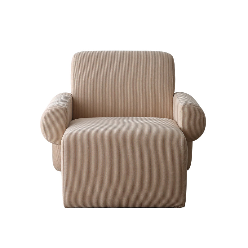 Tessuto in stile nordico bracciolo fisso backrest sedia a braccio astratto