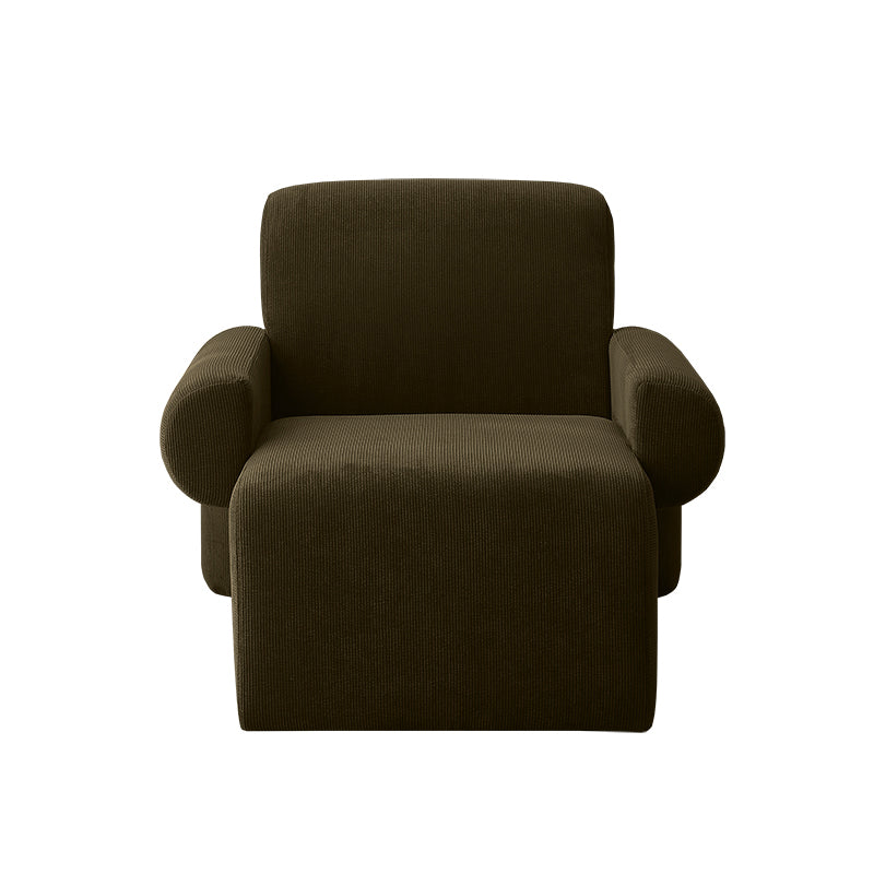 Tessuto in stile nordico bracciolo fisso backrest sedia a braccio astratto