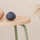 Tableau latérale en bois rond en bois scandinave 19.6 pouces