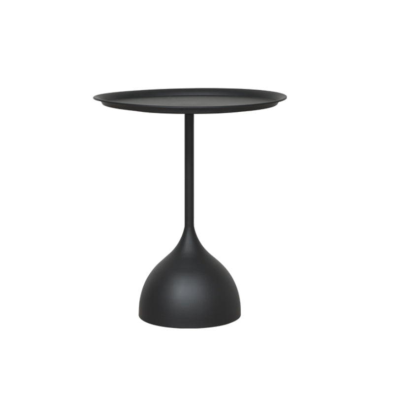 Round Pedestal Base Design Metal Table Medieval Modern Style Side Table Clearhalo 'Coffee & Accent Tables' 'End & Side Tables' 'end_side_tables' 'furn' 'furn_end_side_tables' 'Furniture' 'Living Room Furniture' 5702787